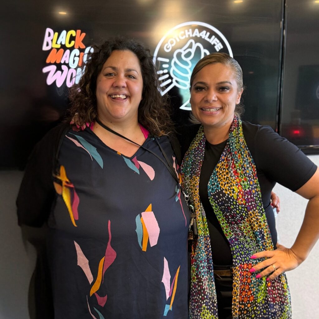 Steph Tisdell and Mundanara Bayles